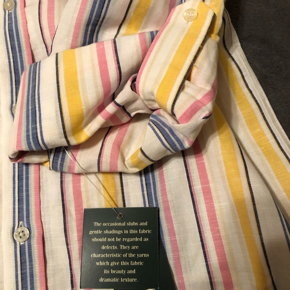 Lauren Ralph Lauren Striped Button Down Shirt - Picture 4 of 7